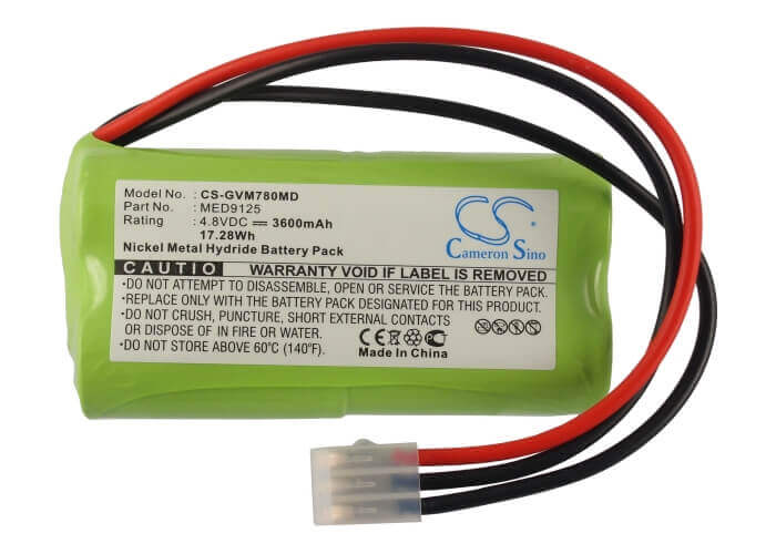 4.8V, Ni-MH, 3600mAh, Medical battery fits Ge, Ohmeda, B10788, Datex Ohmeda Anesthesia 7800 V, Ohmeda Respirator Excel 7800, 17.28Wh Medical Cameron Sino Technology Limited (Medical)