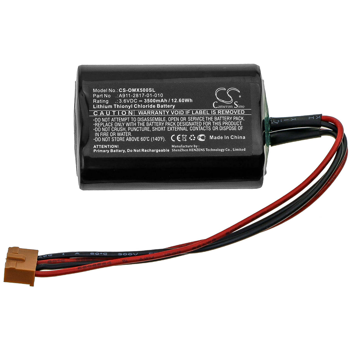 PLC Battery for Okuma, Mx50, Mx-50 3.6v, 3500mah - 12.60wh PLC Cameron Sino Technology Limited