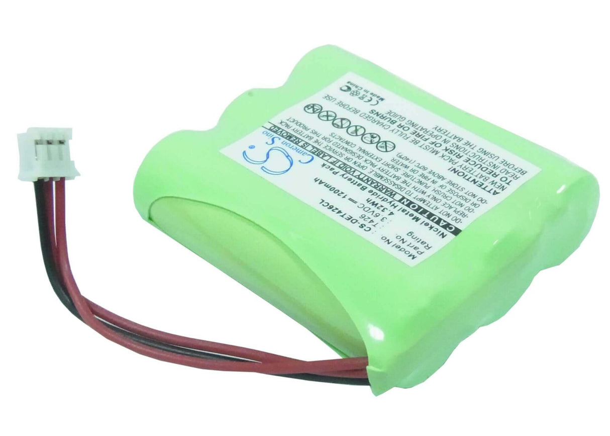 3.6V, Ni-MH, 1200mAh, batterie de téléphone sans fil compatible avec Detewe, Commodore, Olympia, B3110, 200ct Office, 4.32Wh Téléphone sans fil Cameron Sino Technology Limited (Téléphone sans fil)