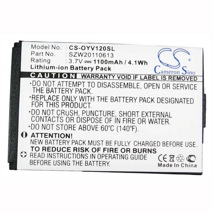 3.7V, Li-ion, 1100mAh, SmartPhone battery fits Olympia, Szw20110613, 2148, Viva Plus, 4.07Wh Mobile, SmartPhone Cameron Sino Technology Limited (Smartphone)