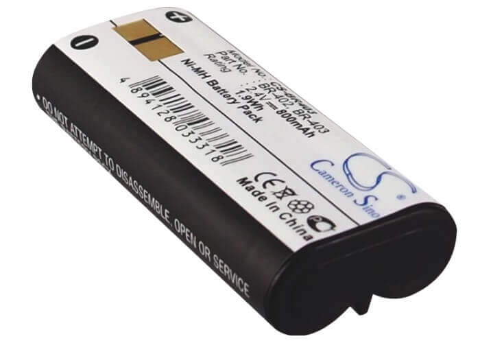 2.4V, Ni-MH, 800mAh, Camera battery fits Olympus, Br-402, Ds-2300, Ds-3300, 1.92Wh Camera Cameron Sino Technology Limited (Camera)