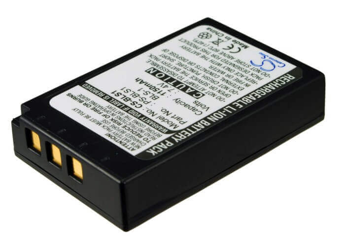 7.4V, Li-ion, 1150mAh, Camera battery fits Olympus, Bls-1, E-400, E-410, 8.51Wh Camera Cameron Sino Technology Limited (Camera)
