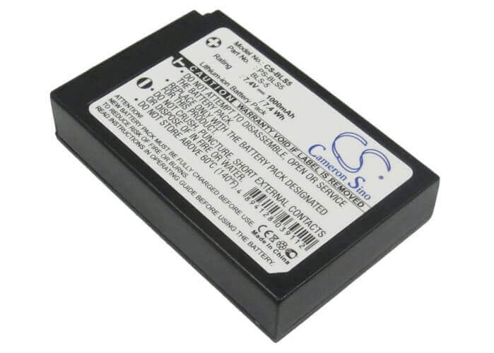 7.4V, Li-ion, 1000mAh, Camera battery fits Olympus, Bls-5, E-pc2, E-pl5, 7.4Wh Camera Cameron Sino Technology Limited (Camera)