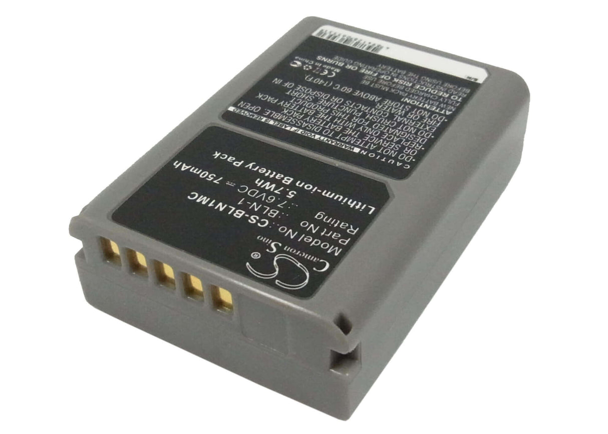 7.6V, Li-ion, 750mAh, Camera battery fits Olympus, Bln-1, Em1 Ii, E-m1 Ii, 5.7Wh Camera Cameron Sino Technology Limited (Camera)