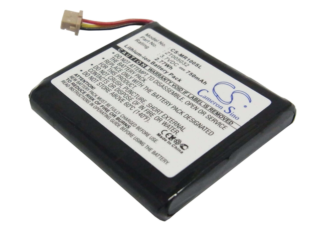 3.7V, Li-ion, 750mAh, Media Player battery fits Olympus, Zt005032, Mrobe Mr-100, 2.78Wh Media Player Cameron Sino Technology Limited