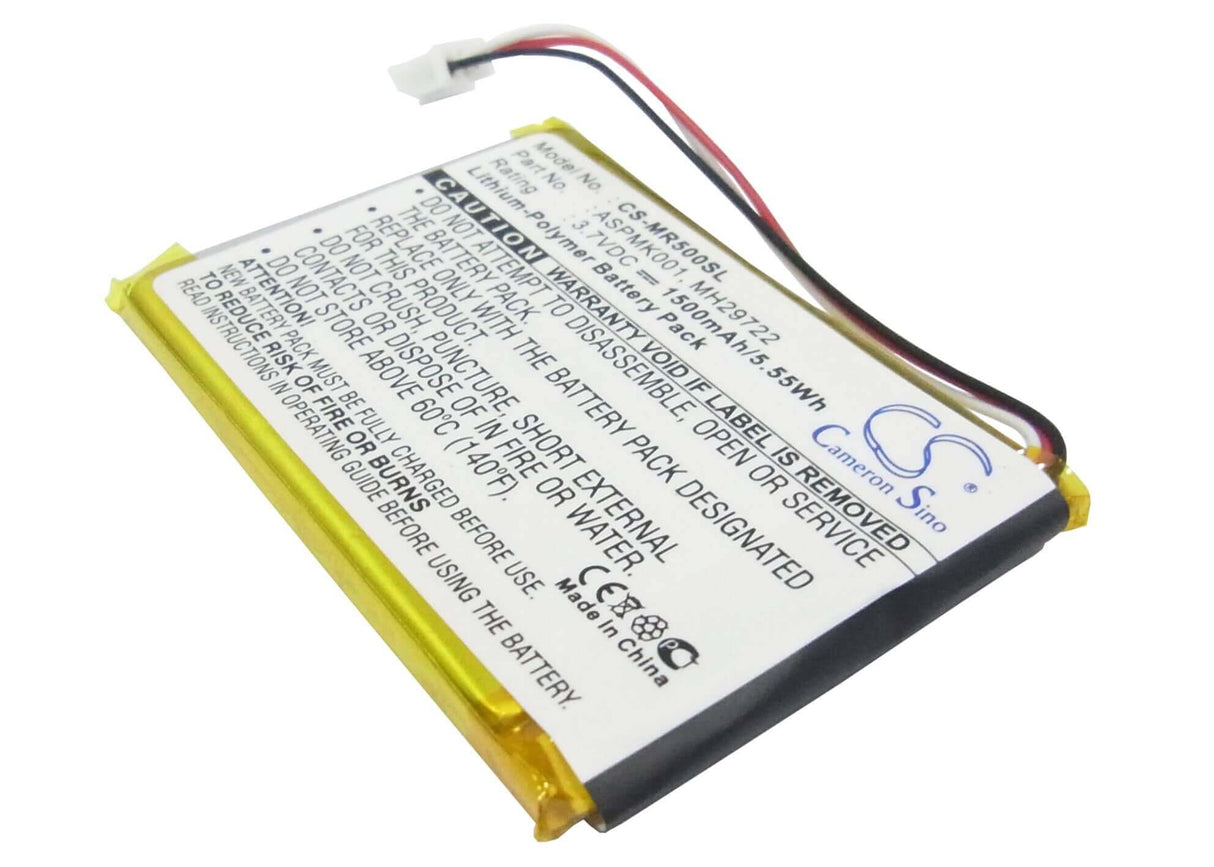 Battery For Olympus Mrobe Mr-500i, Mrobe Mr-5001 3.7v, 1500mah - 5.55wh Batteries for Electronics Cameron Sino Technology Limited (Suspended)