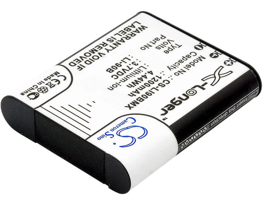 3.7V, Li-ion, 1200mAh, Camera battery fits Olympus, Li-90b, Powers Stylus Sp-100, Sh-50 His, 4.44Wh Camera Cameron Sino Technology Limited (Camera)
