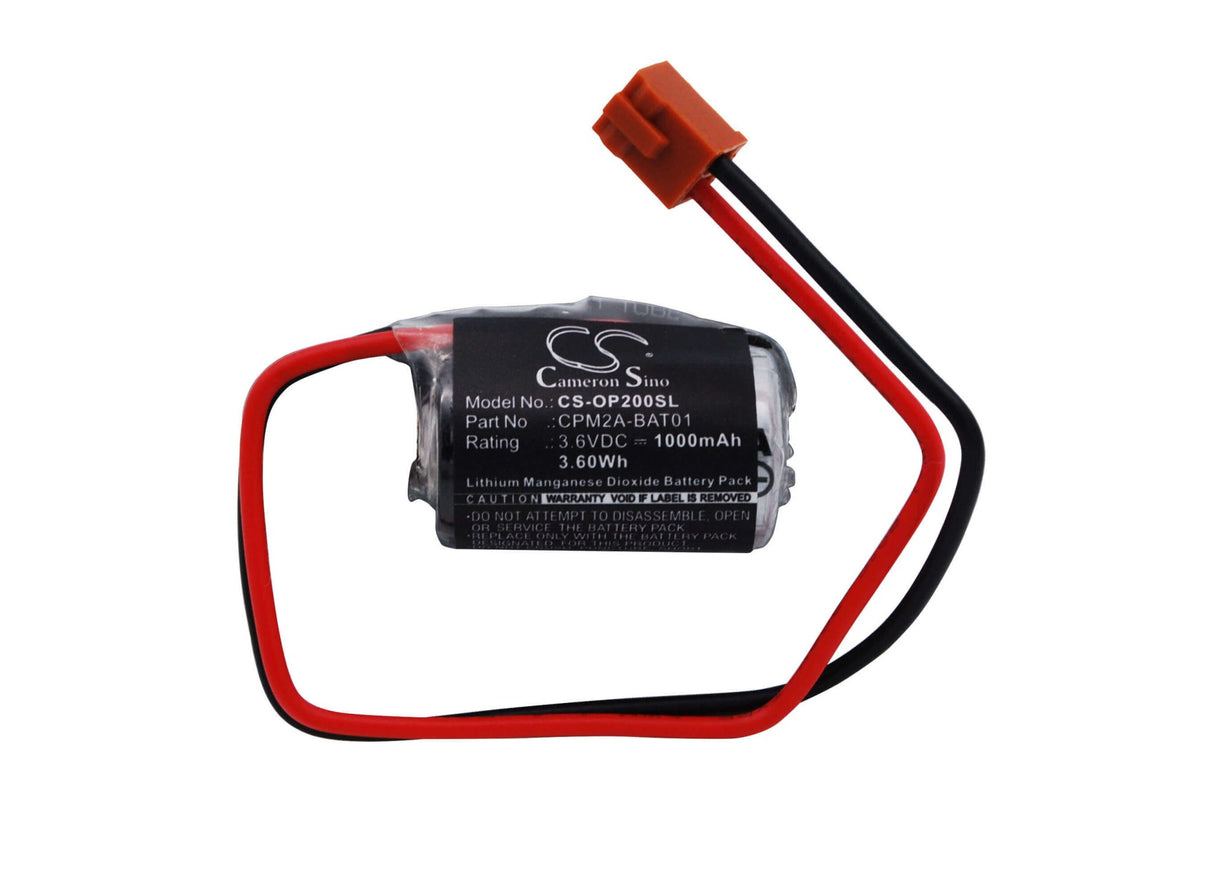 PLC Battery for Omron Cpm2a, Cqm1h, Cj1 3.6v, 1000mah - 3.60wh PLC Cameron Sino Technology Limited