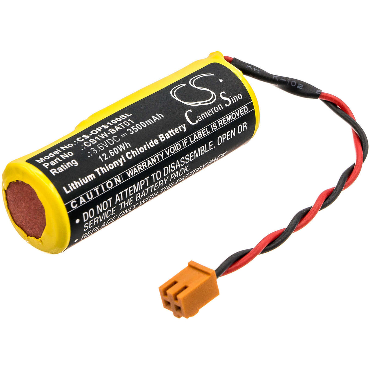 PLC Battery for Omron, Cs1, Cs1h, Panasonic 3.6v, 3500mah - 10.50wh PLC Cameron Sino Technology Limited