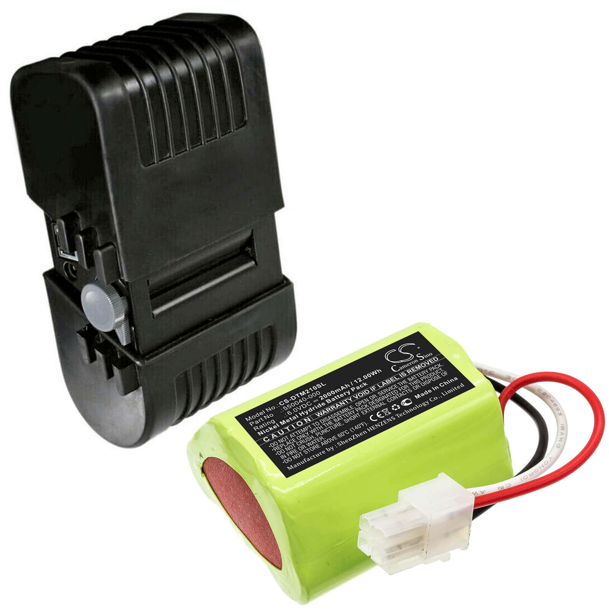 6.0V, Ni-MH, 2000mAh, Portable Printer battery fits Oneil, 550040-000, Microflash 2, 12Wh Portable Printer Cameron Sino Technology Limited