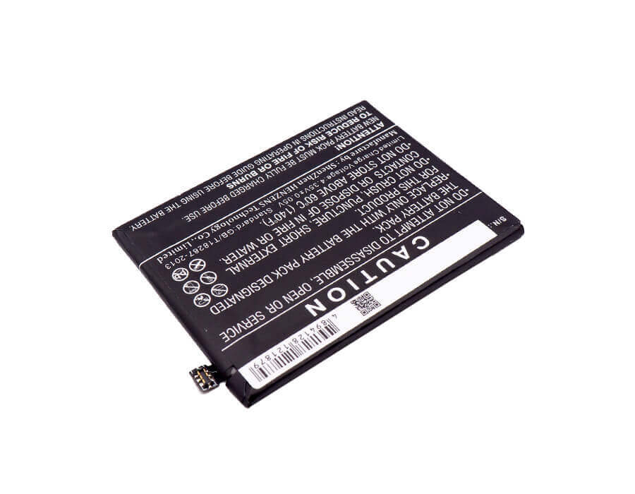 3.8V, Li-Polymer, 3000mAh, SmartPhone battery fits Oneplus, Blp613, 3, 3 Dual Sim, 11.4Wh Mobile, SmartPhone Cameron Sino Technology Limited (Smartphone)