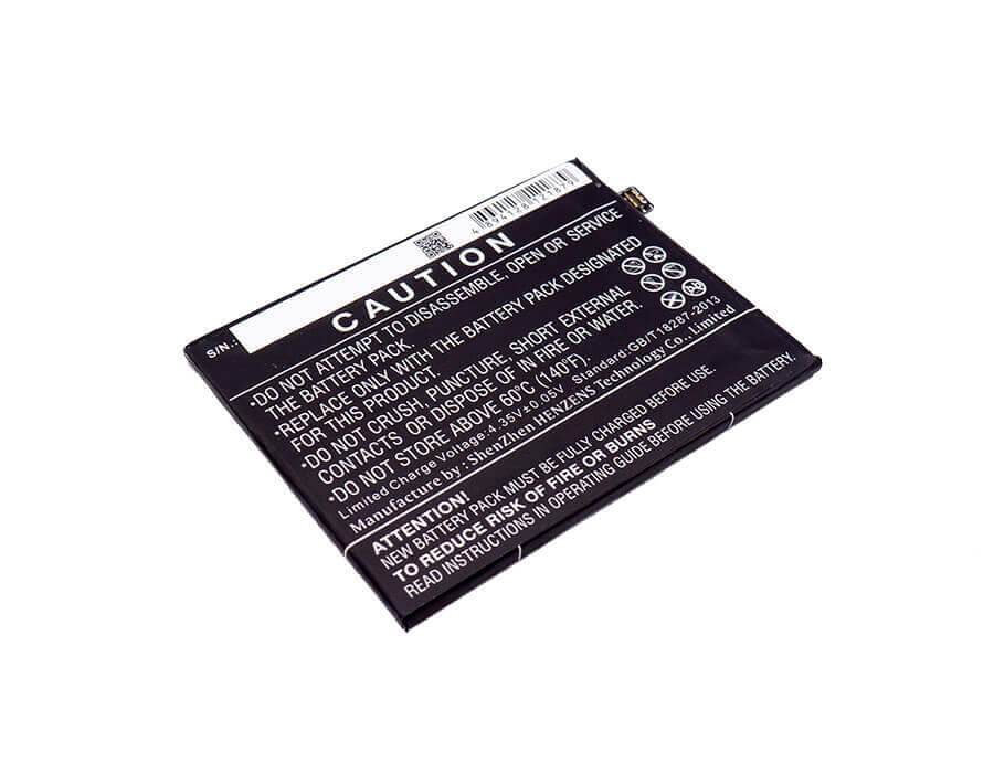 3.8V, Li-Polymer, 3000mAh, SmartPhone battery fits Oneplus, Blp613, 3, 3 Dual Sim, 11.4Wh Mobile, SmartPhone Cameron Sino Technology Limited (Smartphone)
