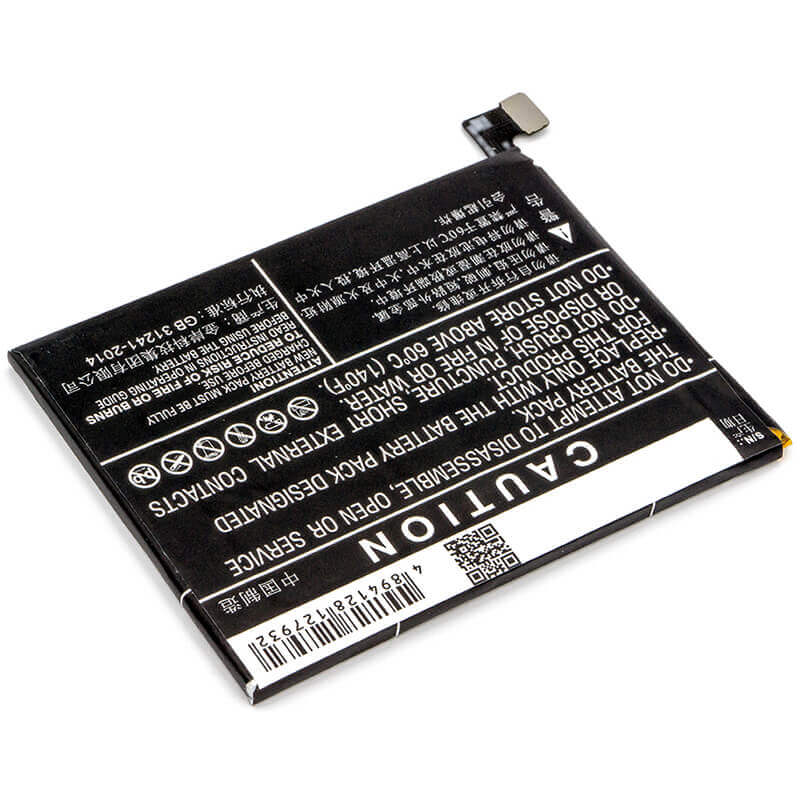 3.85V, Li-Polymer, 3000mAh, SmartPhone battery fits Oneplus, Blp633, 3t, 3t Dual Sim, 11.55Wh Mobile, SmartPhone Cameron Sino Technology Limited (Smartphone)