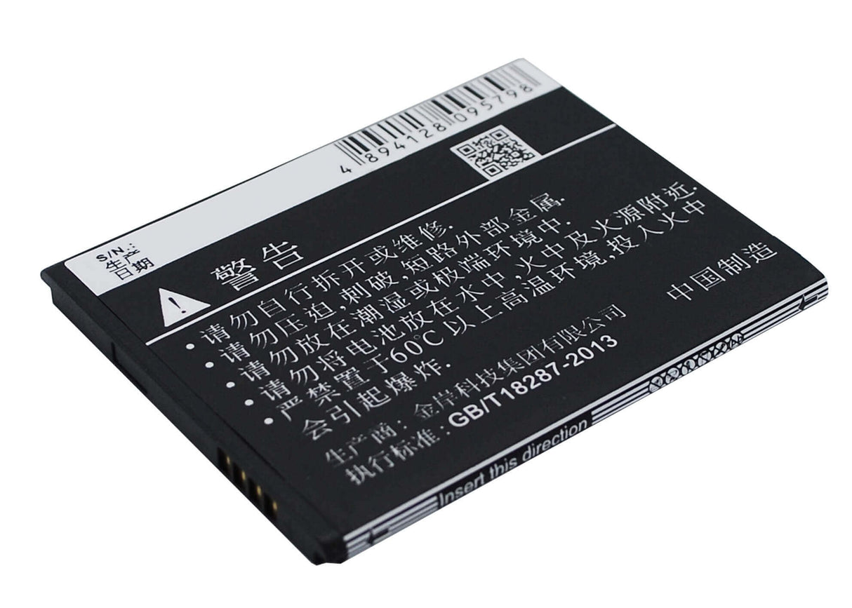 3,7V, Li-ion, 1500mAh, batterie de smartphone compatible Oppo, Blp583, 1105, 1107, 5,55Wh Mobile, Smartphone Cameron Sino Technology Limited (Smartphone)