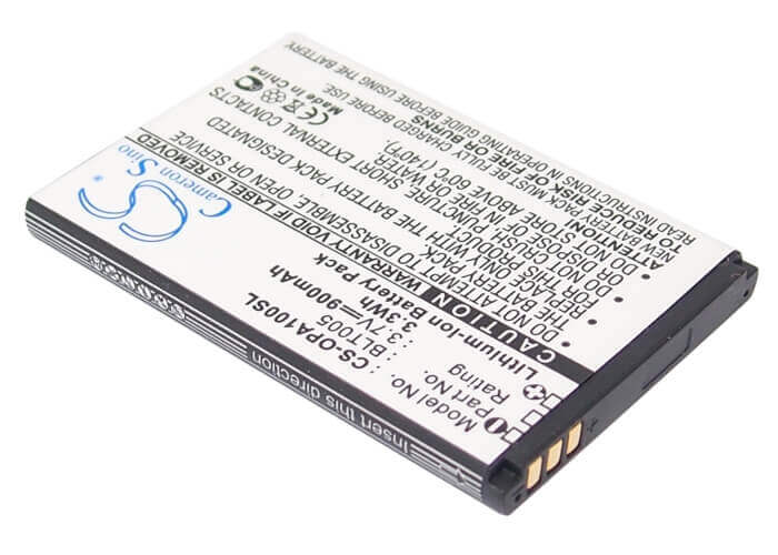 3,7V, Li-ion, 900mAh, batterie de smartphone compatible avec Oppo, Blt005, A100, A103, 3,33Wh Mobile, Smartphone Cameron Sino Technology Limited (Suspendu)