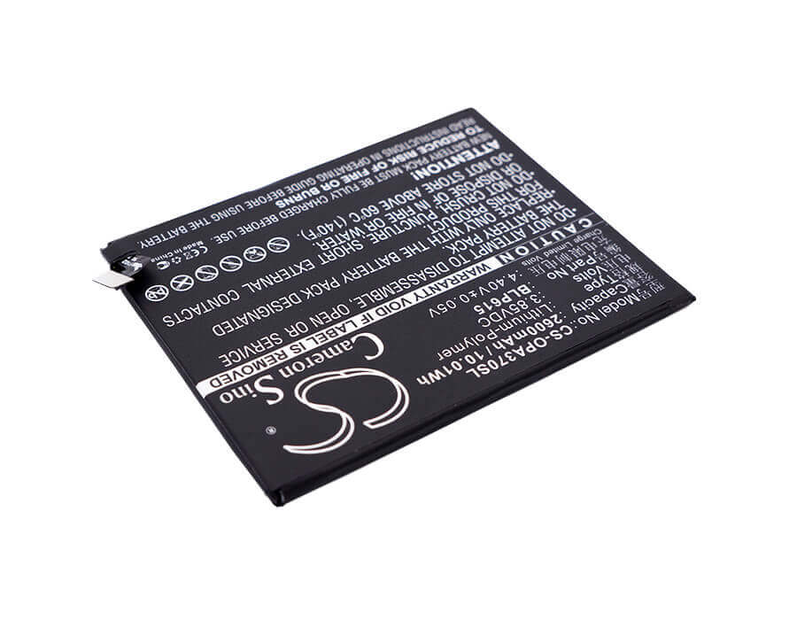 3.85V, Li-Polymer, 2600mAh, SmartPhone battery fits Oppo, Blp615, A37, A37 Dual Sim Td-lte, 10.01Wh Mobile, SmartPhone Cameron Sino Technology Limited (Smartphone)