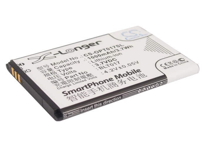 3,7V, Li-ion, 1000mAh, batterie de smartphone compatible avec Oppo, Blt017, A613, A615, 3,7Wh Mobile, SmartPhone Cameron Sino Technology Limited (Suspendu)