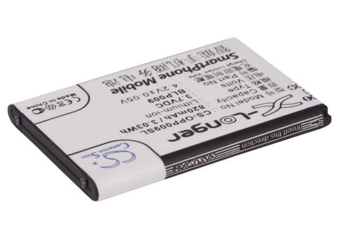 3,7V, Li-ion, 820mAh, batterie de smartphone compatible avec Oppo, Blp009, A90, 3,03Wh Mobile, Smartphone Cameron Sino Technology Limited (Suspendu)