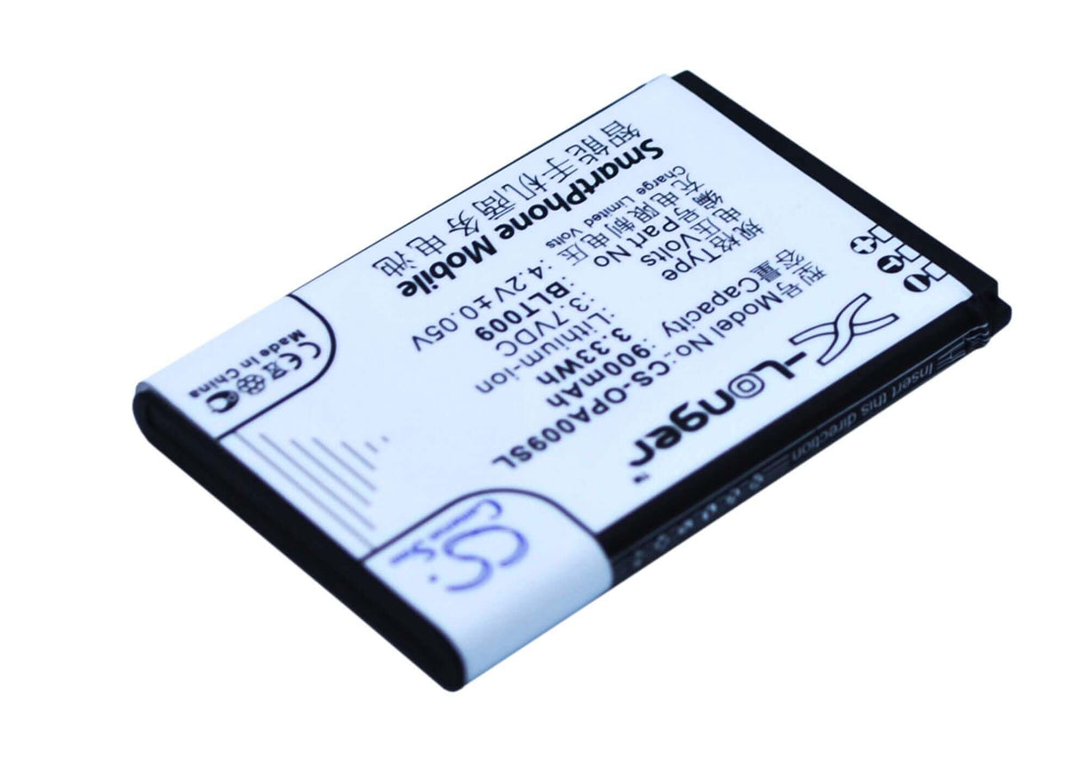 3.7V, Li-ion, 900mAh, SmartPhone battery fits Oppo, Blt009, A90, 3.33Wh Mobile, SmartPhone Cameron Sino Technology Limited (Smartphone)