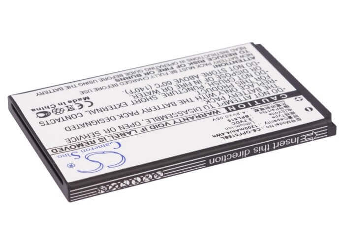 3,7V, Li-ion, 1200mAh, Batterie de smartphone compatible avec Oppo, Blp515, F15, R801, 4,44Wh Mobile, Smartphone Cameron Sino Technology Limited (Smartphone)