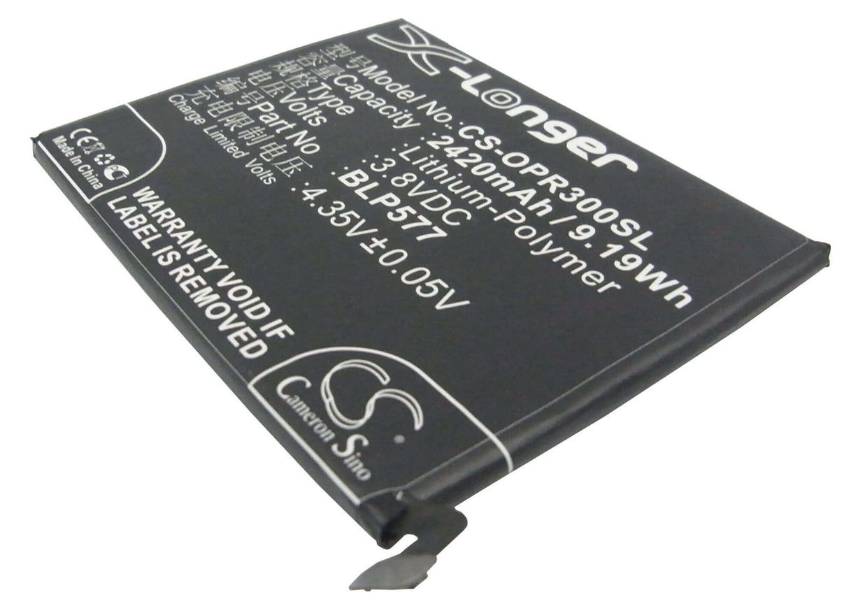 3,8V, Li-Polymer, 2420mAh, batterie de smartphone compatible Oppo, Blp577, A51, A51k, 9,2Wh Mobile, SmartPhone Cameron Sino Technology Limited (Suspendu)