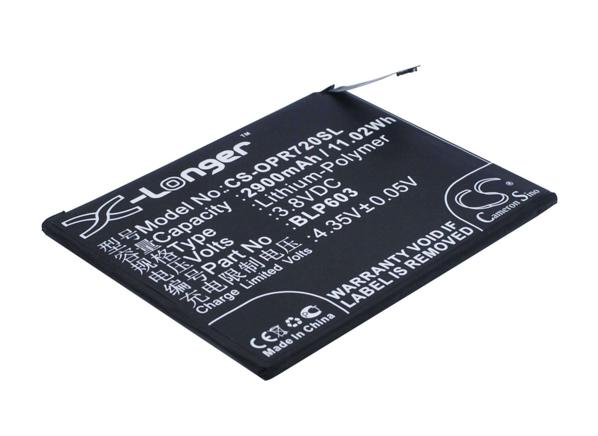 3.8V, Li-Polymer, 2900mAh, Batterie de smartphone compatible avec Oppo, Blp603, R7s, R7sm, 11.02Wh Mobile, SmartPhone Cameron Sino Technology Limited (Suspendu)