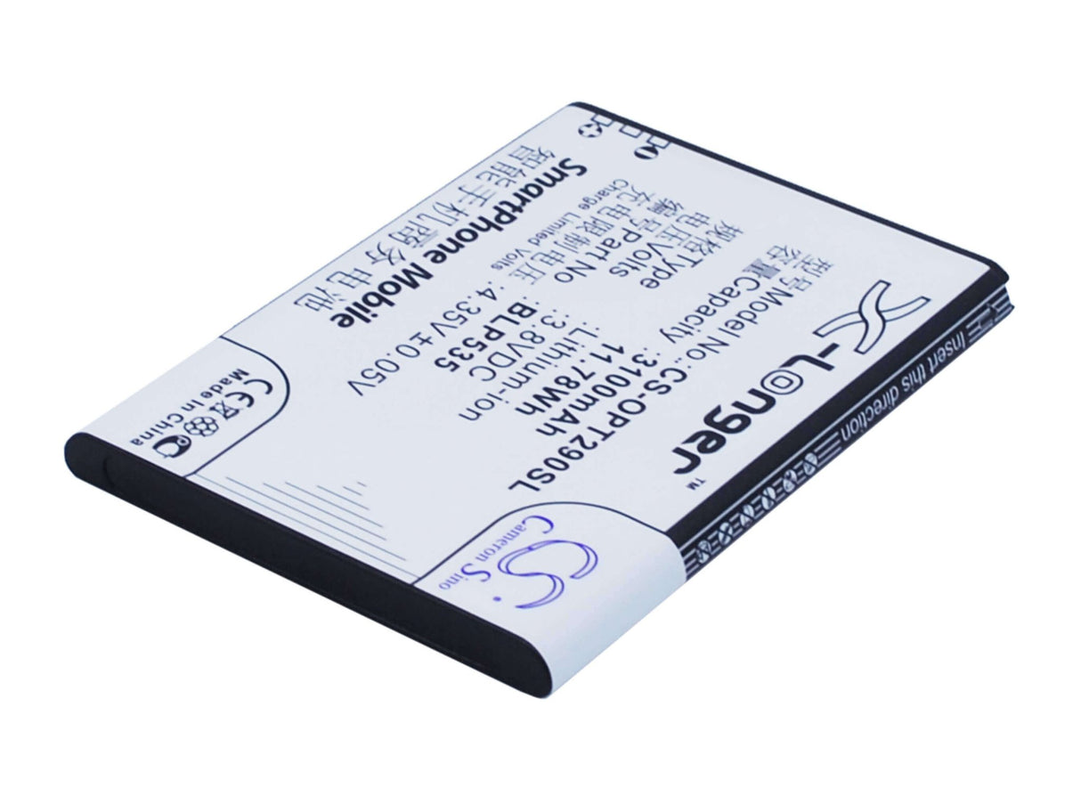 3.8V, Li-ion, 3100mAh, Batterie de smartphone compatible avec Oppo, Blp535, T29, 11.78Wh Mobile, Smartphone Cameron Sino Technology Limited (Smartphone)