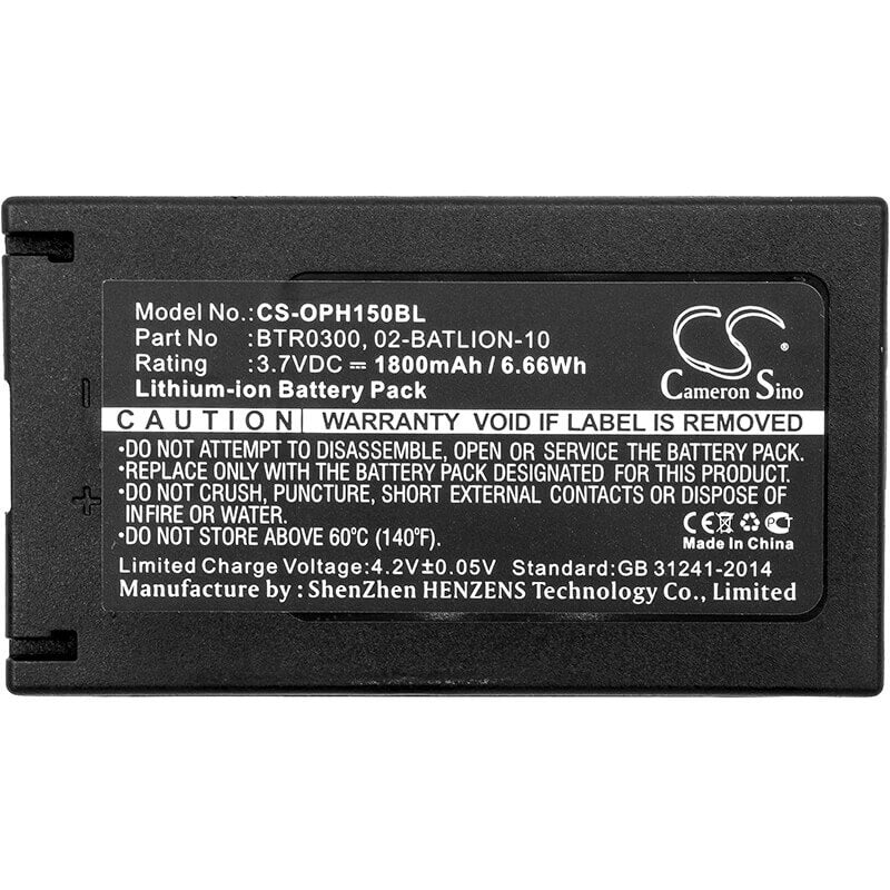 Barcode Scanner Battery For Opticon, H15, H-15a, H-15aj 3.7v, 1800mah - 6.66wh Barcode Scanner Cameron Sino Technology Limited
