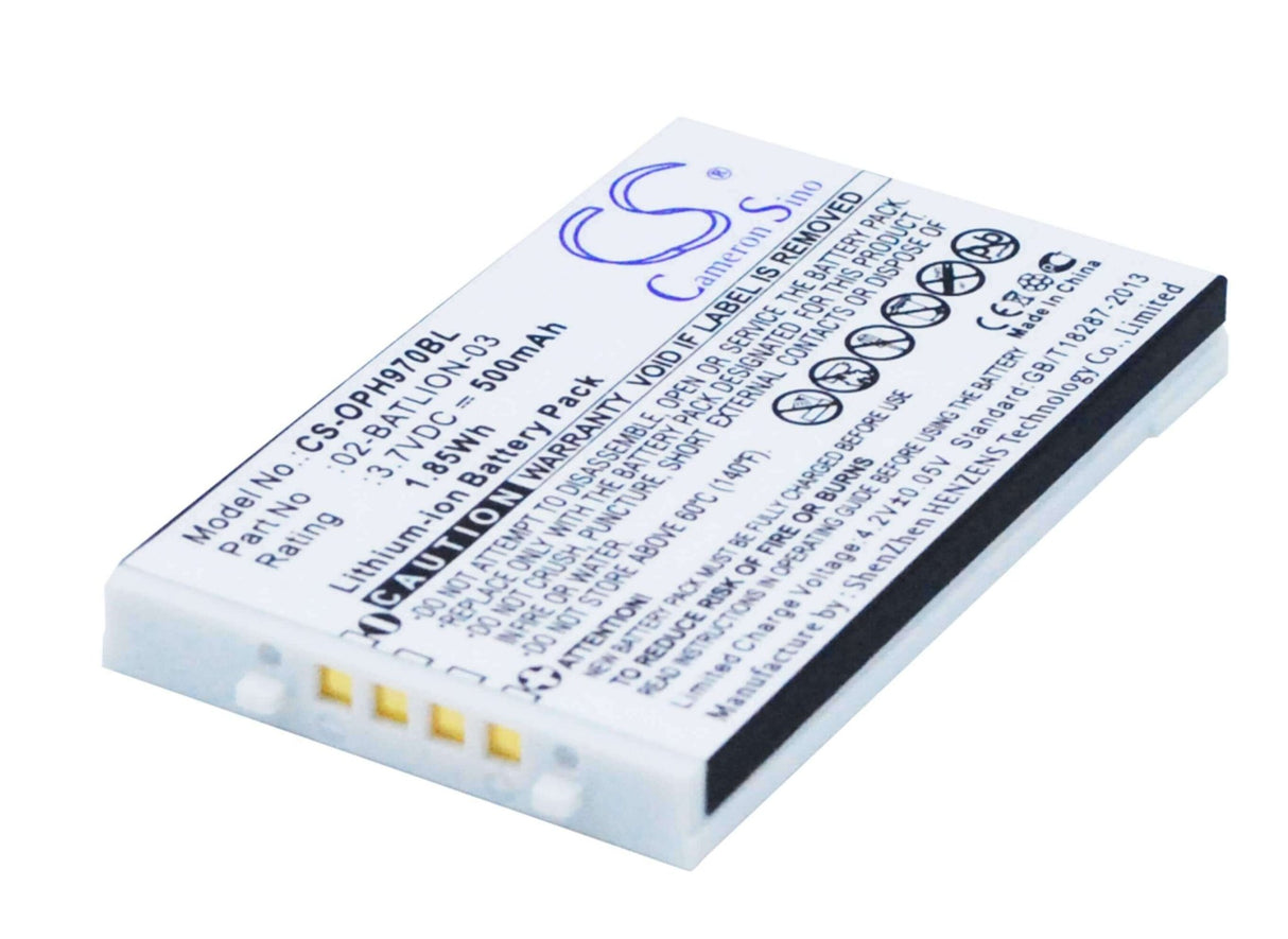 Barcode Scanner Battery For Opticon Opl-9700, Opl-9712, Opl-9723 3.7v, 500mah - 1.85wh Barcode Scanner Cameron Sino Technology Limited