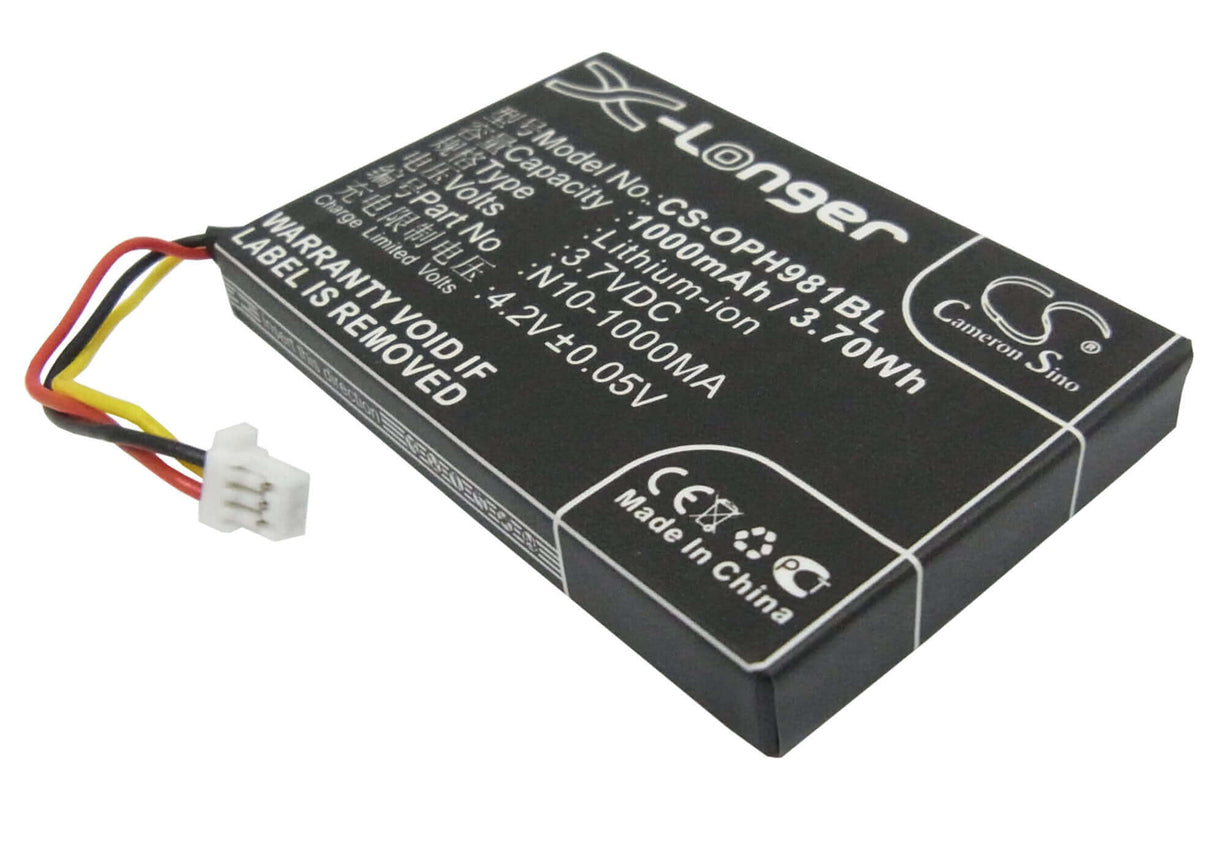 Barcode Scanner Battery For Opticon Opl-9714, Opl-9715, Opl-9815 3.7v, 1000mah - 3.70wh Barcode Scanner Cameron Sino Technology Limited