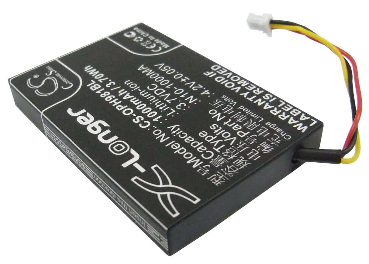 Barcode Scanner Battery For Opticon Opl-9714, Opl-9715, Opl-9815 3.7v, 1000mah - 3.70wh Barcode Scanner Cameron Sino Technology Limited