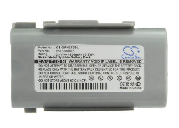 Barcode Scanner Battery For Opticon Phl-2700, Phl-2700 Rfid 2.4v, 1500mah - 3.60wh Barcode Scanner Cameron Sino Technology Limited