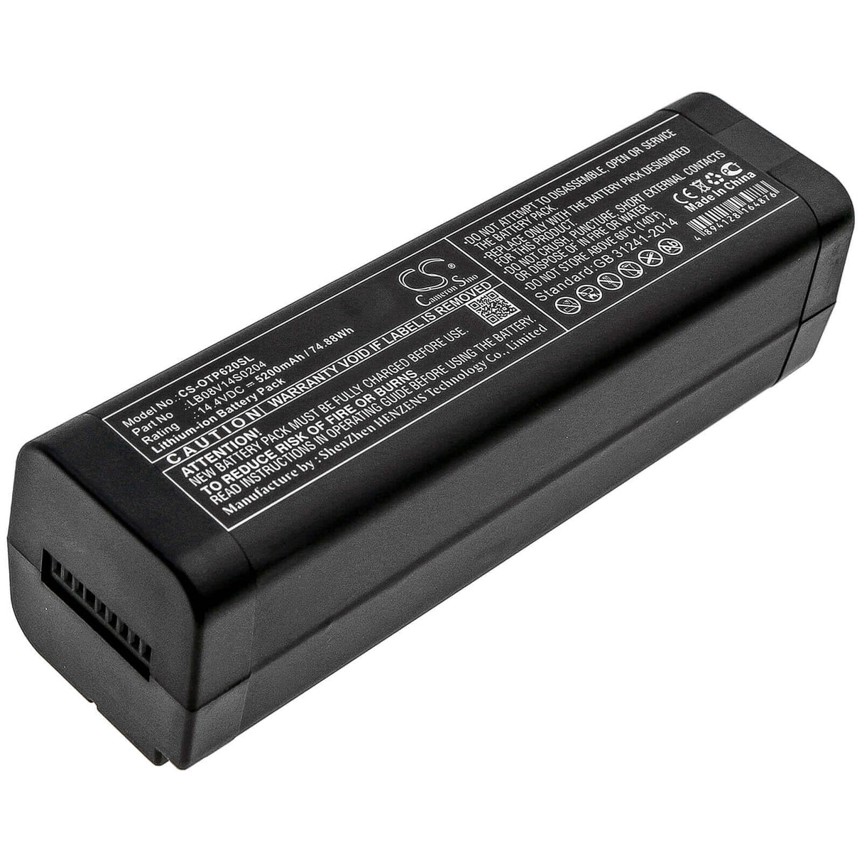 14.4V, Li-ion, 5200mAh, Equipment battery fits Opwill, Lb08v14s0204, OTP6200, Otp-6200, 74.88Wh Equipment, Survey, Test Cameron Sino Technology Limited