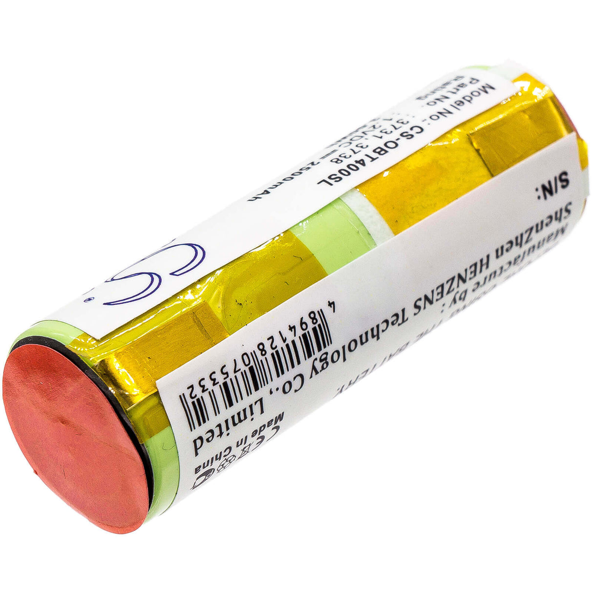 1.2V, Ni-MH, 2500mAh, Toothbrush battery fits Oral-b, 3731, 9900 Toothbrush, Professional Care 8000, 3Wh Toothbrush Cameron Sino Technology Limited
