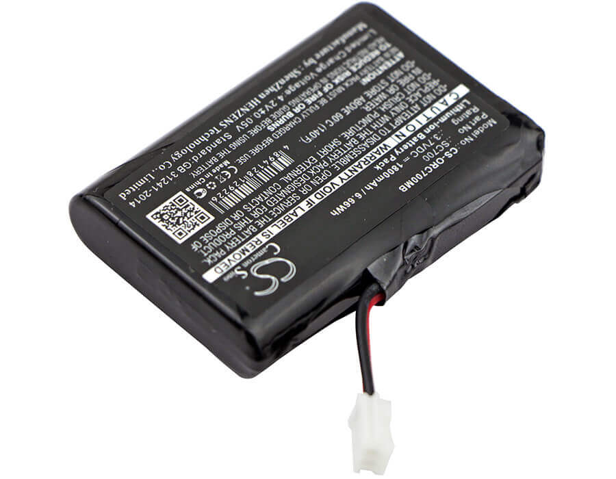 Babyphone Battery For Oricom, Sc700, Sc705, Secure 700 3.7v, 1800mah - 6.66wh BabyPhone Cameron Sino Technology Limited