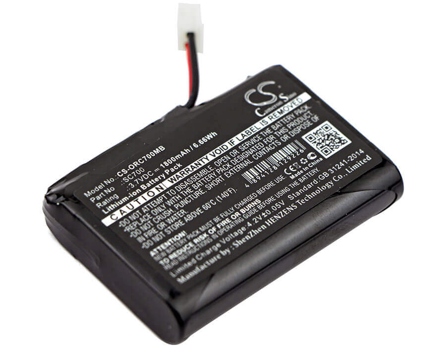Babyphone Battery For Oricom, Sc700, Sc705, Secure 700 3.7v, 1800mah - 6.66wh BabyPhone Cameron Sino Technology Limited