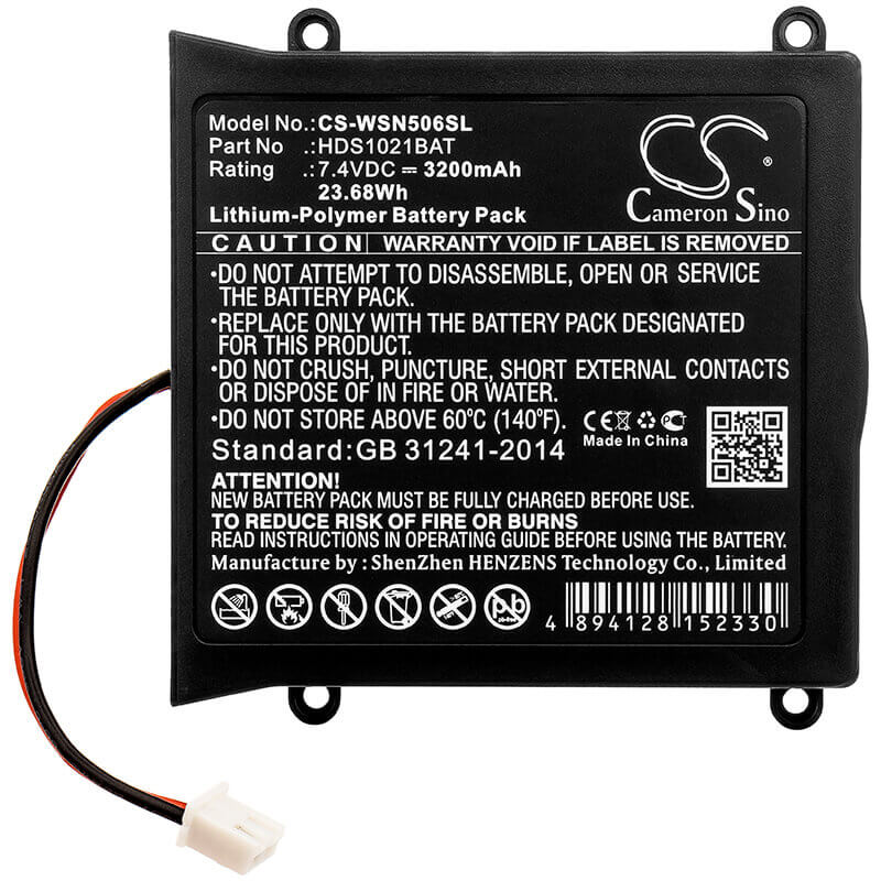 Equipment Battery for Owon, Hds1021m, Hds-n Oscilloscope 7.4v, 3200mah - 23.68wh Equipment, Survey, Test Cameron Sino Technology Limited