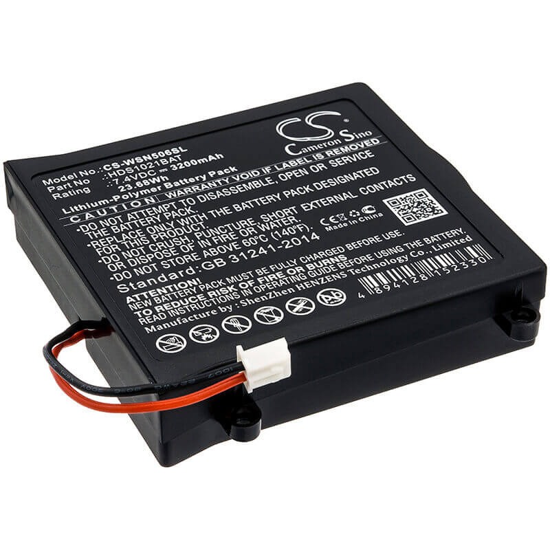 Equipment Battery for Owon, Hds1021m, Hds-n Oscilloscope 7.4v, 3200mah - 23.68wh Equipment, Survey, Test Cameron Sino Technology Limited