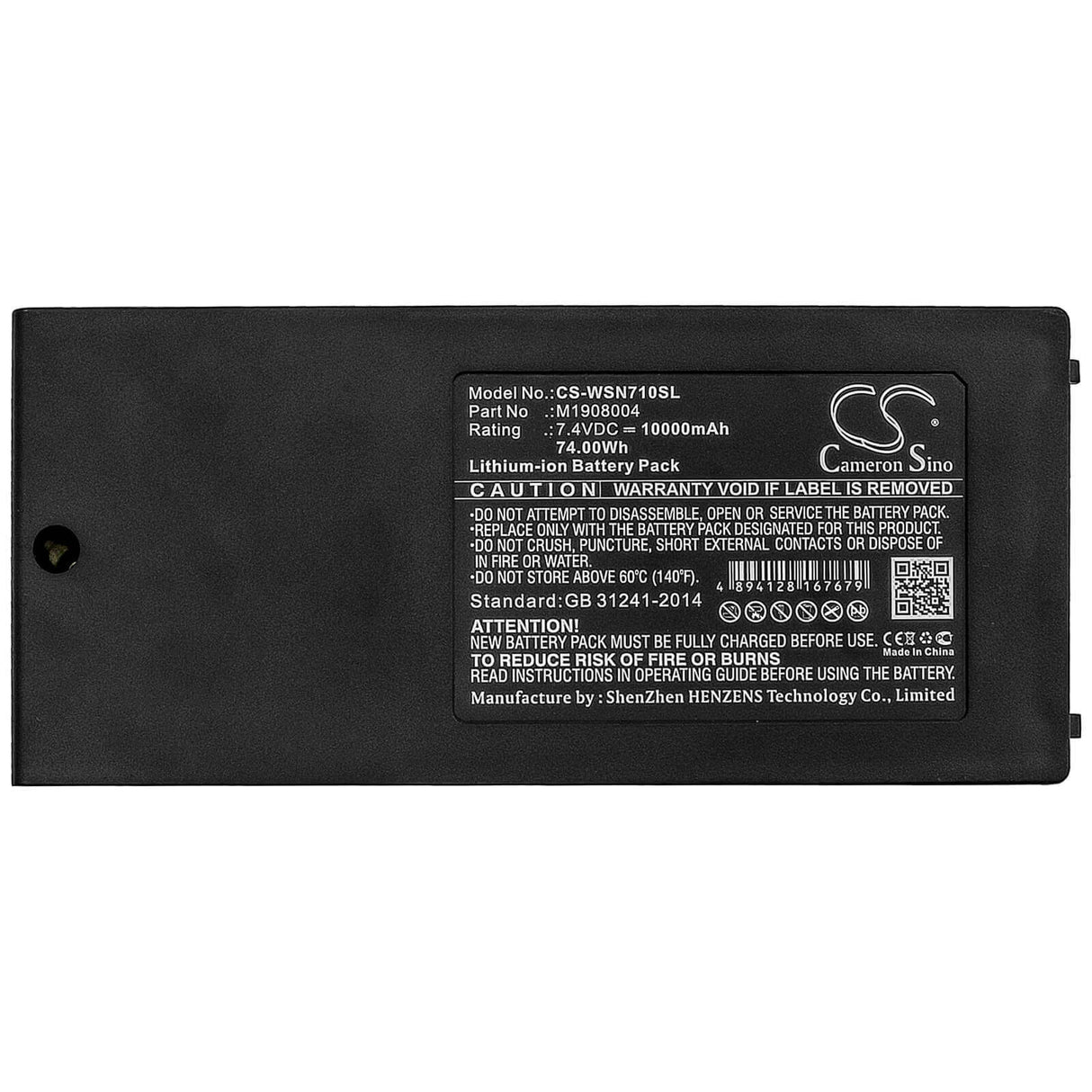 Equipment Battery for Owon, Mso7062td, Mso7062td-v, Mso7102td 7.4v, 10000mah - 74.00wh Equipment, Survey, Test Cameron Sino Technology Limited