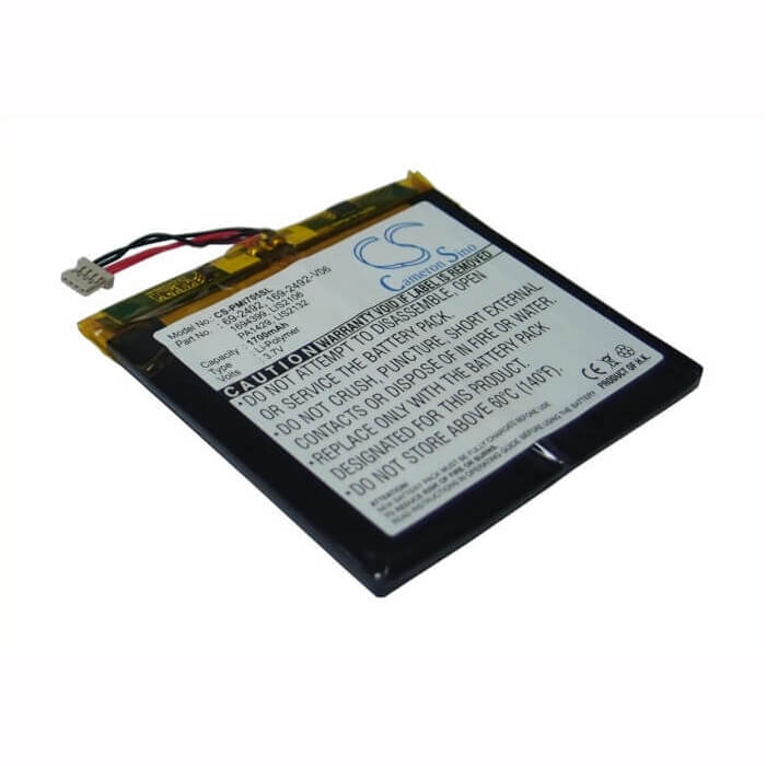 3.7V, Li-Polymer, 1700mAh, PDA battery fits Palm, 169-2492, I705, Tungsten C, 6.29Wh PDA, Pocket PC Cameron Sino Technology Limited