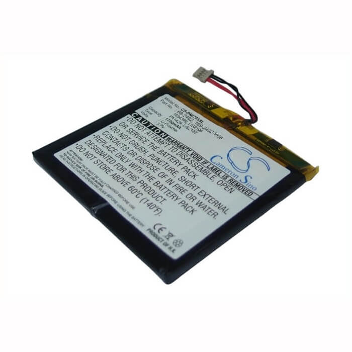 3.7V, Li-Polymer, 1700mAh, PDA battery fits Palm, 169-2492, I705, Tungsten C, 6.29Wh PDA, Pocket PC Cameron Sino Technology Limited