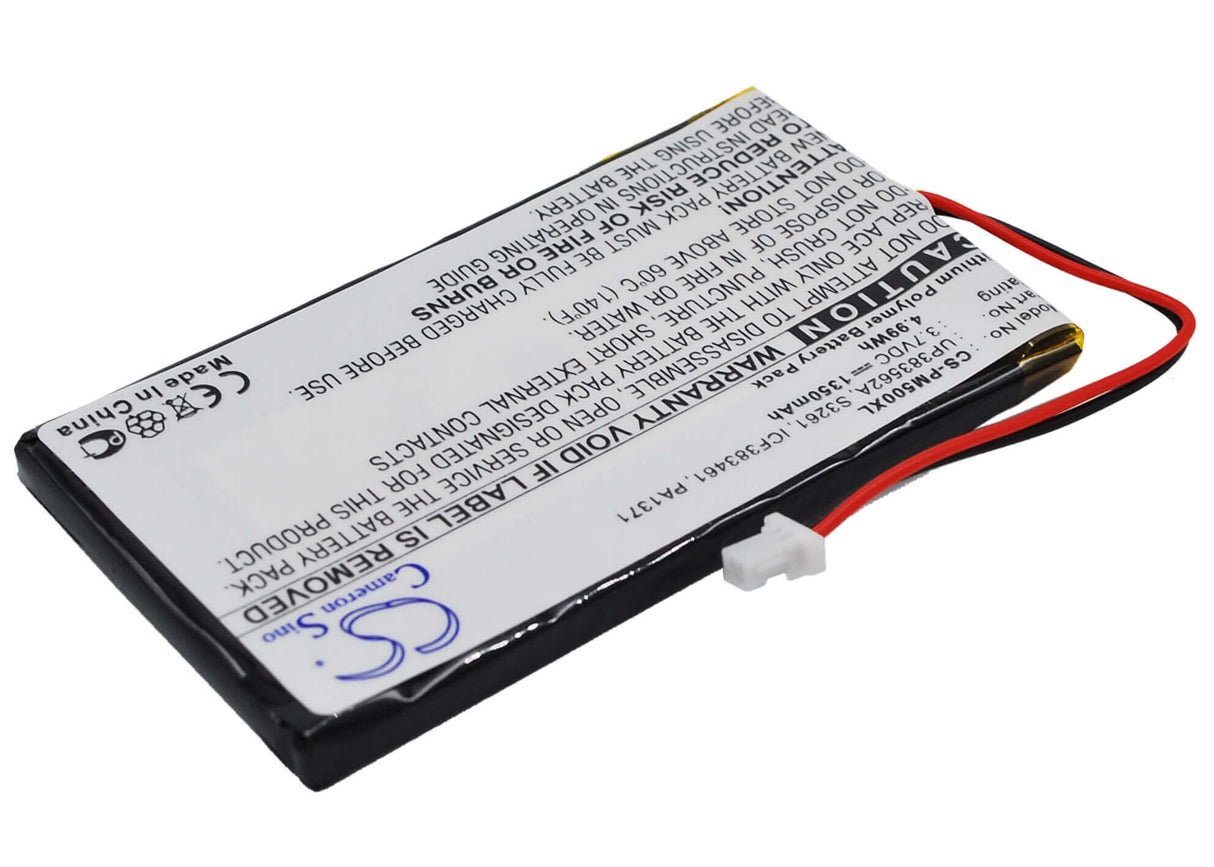 3.7V, Li-Polymer, 1350mAh, PDA battery fits Palm, Ia1tb12b1, M500, M505, 5Wh PDA, Pocket PC Cameron Sino Technology Limited