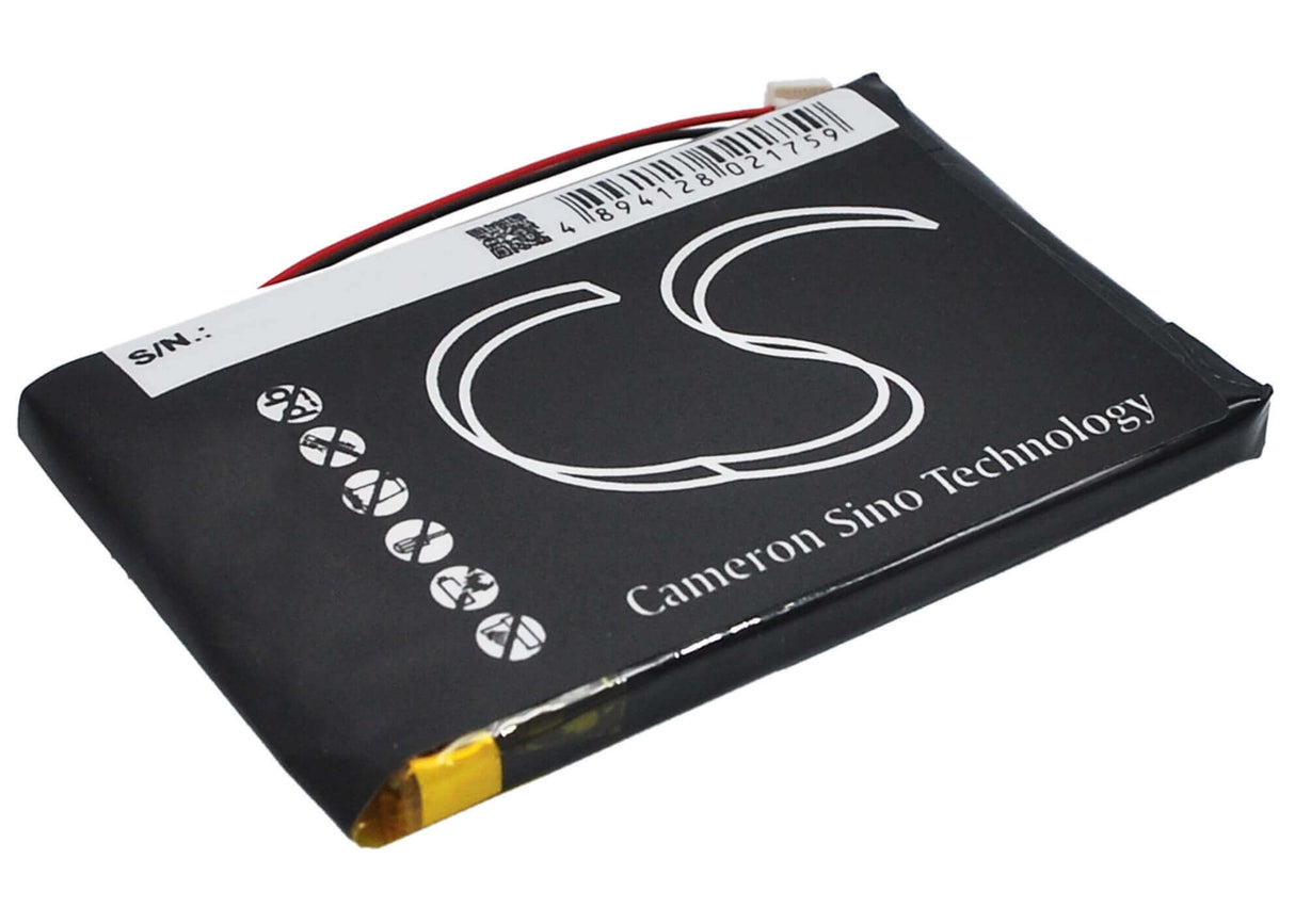 3.7V, Li-Polymer, 1100mAh, PDA battery fits Palm, Ga1w918a2, M550, Tungsten T1, 4.07Wh PDA, Pocket PC Cameron Sino Technology Limited