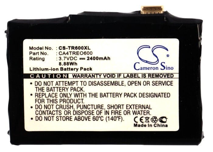 3.7V, Li-ion, 2400mAh, SmartPhone battery fits Palm, Ca4treo600, Treo 600, Treo 610, 8.88Wh Mobile, SmartPhone Cameron Sino Technology Limited (Smartphone)