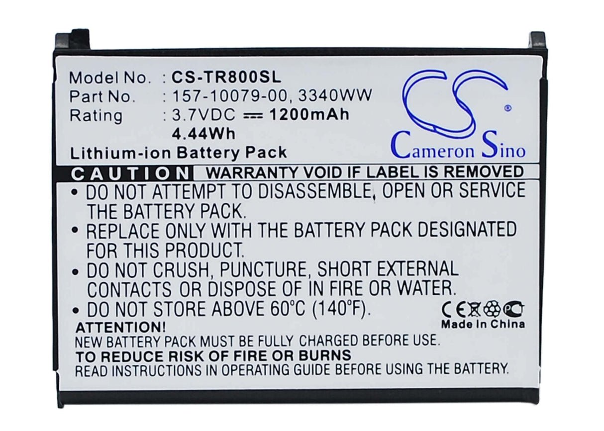 Battery For Palm Treo 800, Treo 800p, Treo 800w 3.7v, 1200mah - 4.44wh Batteries for Electronics Cameron Sino Technology Limited (Suspended)