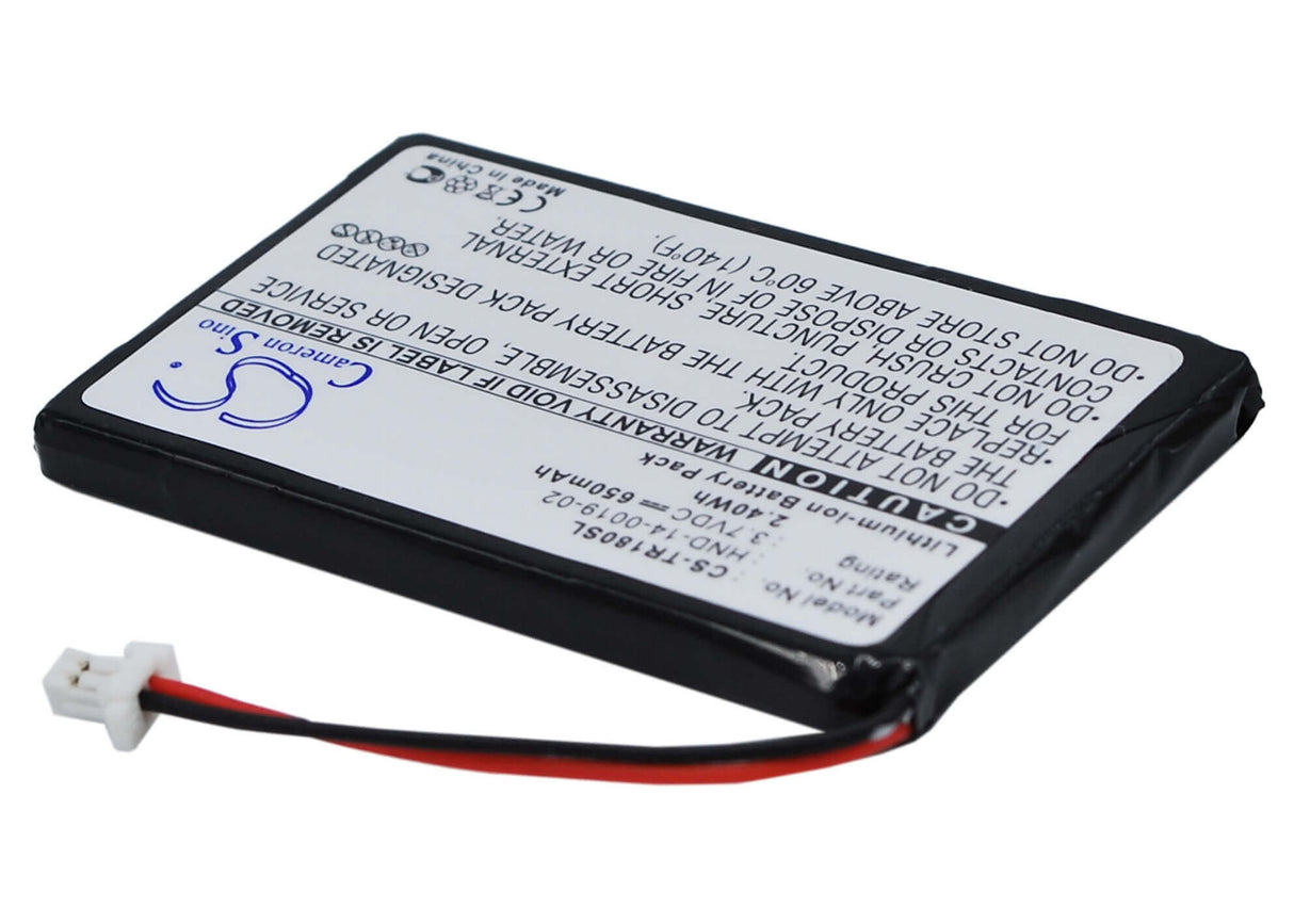 3.7V, Li-ion, 650mAh, PDA battery fits Palm, Hnd-14-0019-02, Treo 180, Treo 180g, 2.41Wh PDA, Pocket PC Cameron Sino Technology Limited