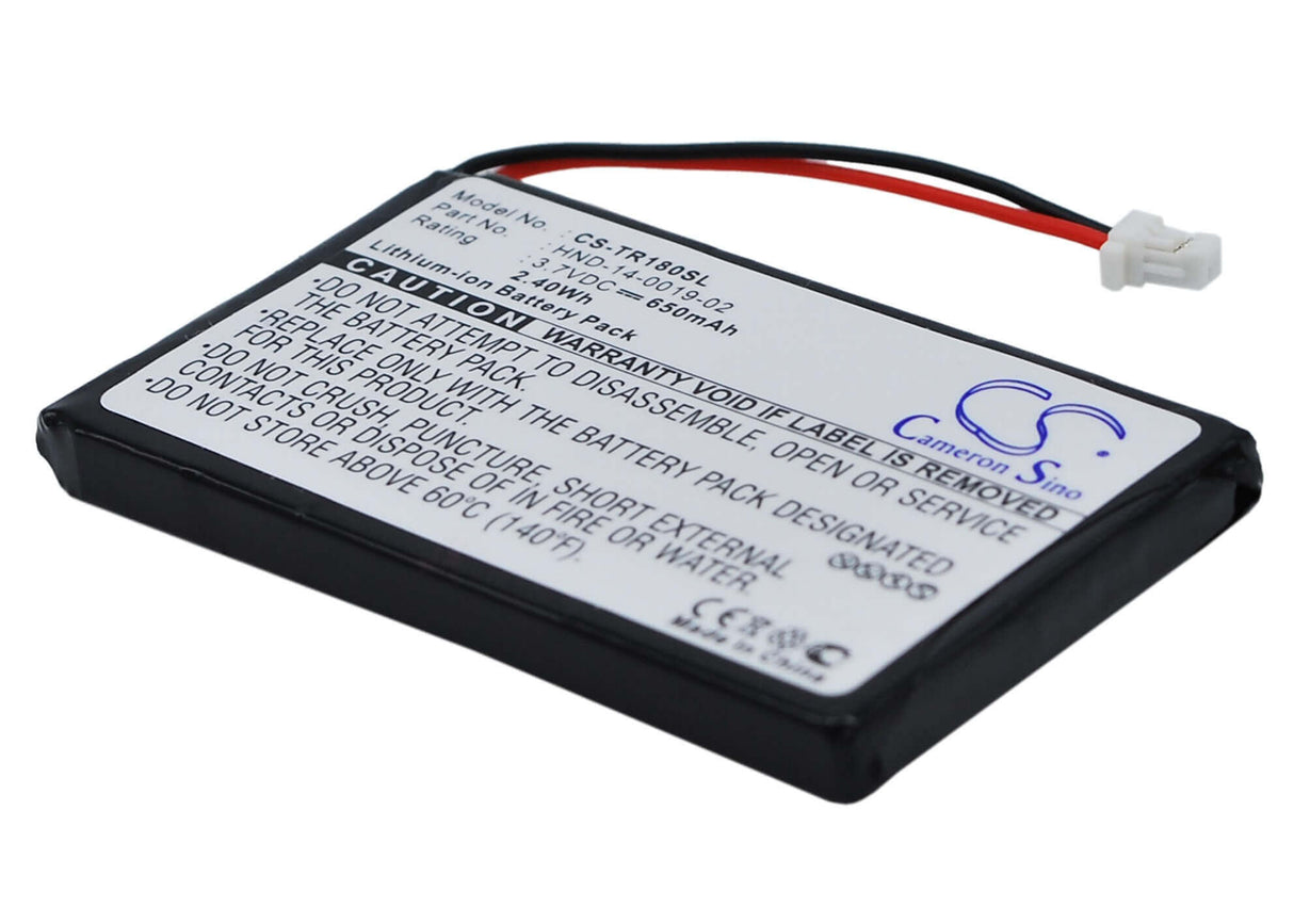 3.7V, Li-ion, 650mAh, PDA battery fits Palm, Hnd-14-0019-02, Treo 180, Treo 180g, 2.41Wh PDA, Pocket PC Cameron Sino Technology Limited