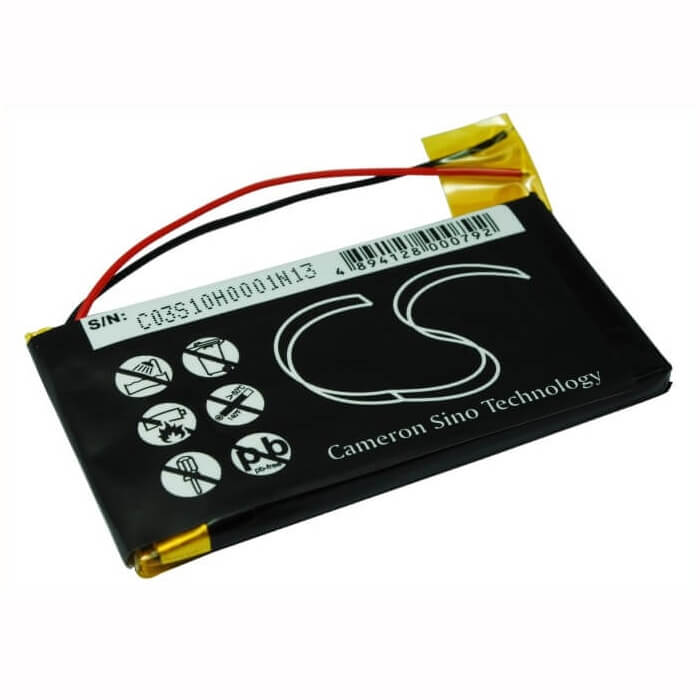 3.7V, Li-Polymer, 900mAh, batterie PDA compatible avec Palm, Up383562a A6, Tungsten E, 3.33Wh PDA, Pocket PC Cameron Sino Technology Limited