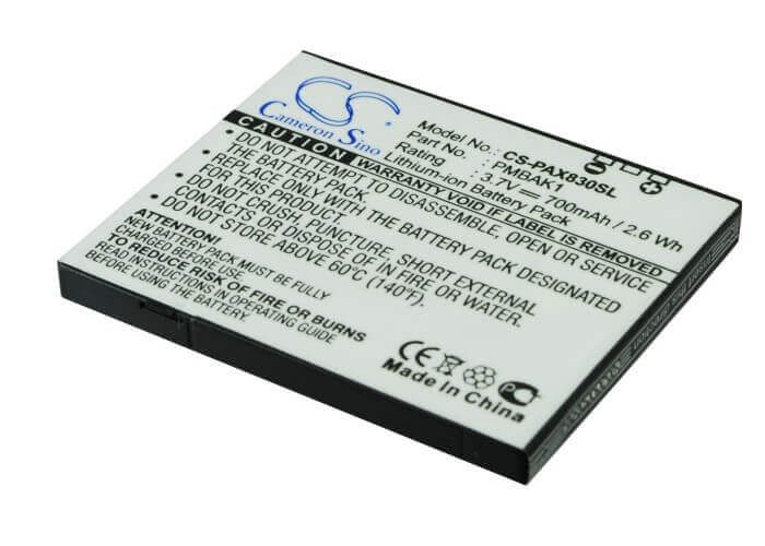 3.7V, Li-ion, 700mAh, SmartPhone battery fits Panasonic, Softbank, Pmbak1, 824p, 830p, 2.59Wh Mobile, SmartPhone Cameron Sino Technology Limited (Suspended)