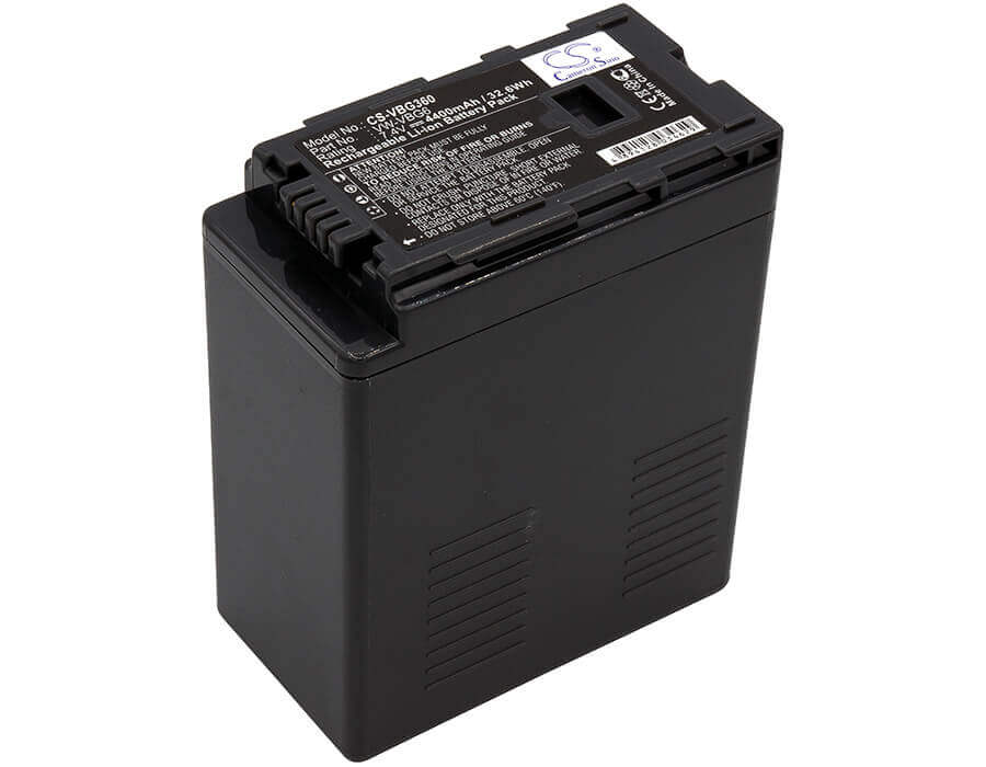 7.4V, Li-ion, 4400mAh, Camera battery fits Panasonic, Vw-vbg6, Ag-ac130, Ag-ac130a, 32.56Wh Camera Cameron Sino Technology Limited (Camera)